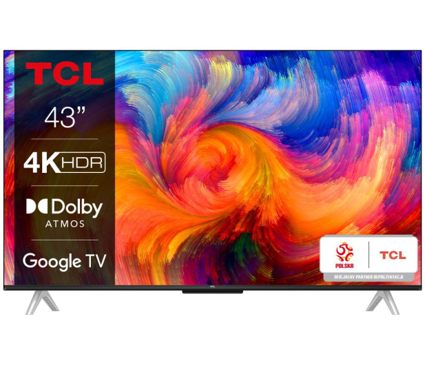 TCL 43P638 43" LED 4K Google TV Dolby Vision Atmos HDMI 2.1 - 1061506 - zdjęcie